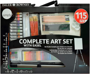 akril-akvarellfesto-rajzkeszlet-festoallvannyal-daler-rowney-simply-complete-art-set-with-easel-115-db